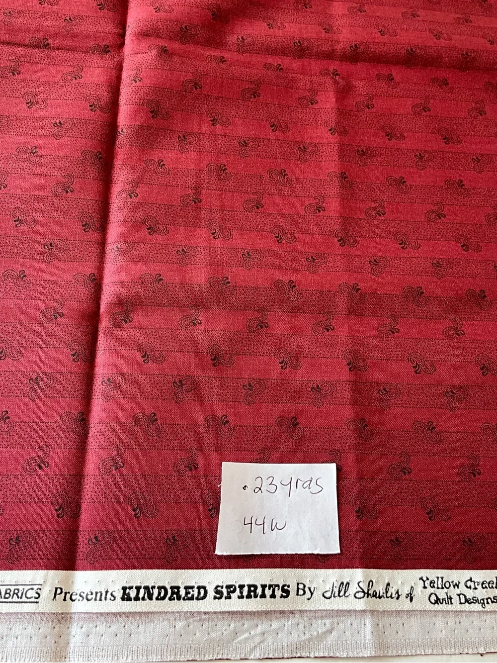 Quilting Sewing Fabric Lot Marcus 7600 + Blue Hills 7631 Red White Burgundy Cot